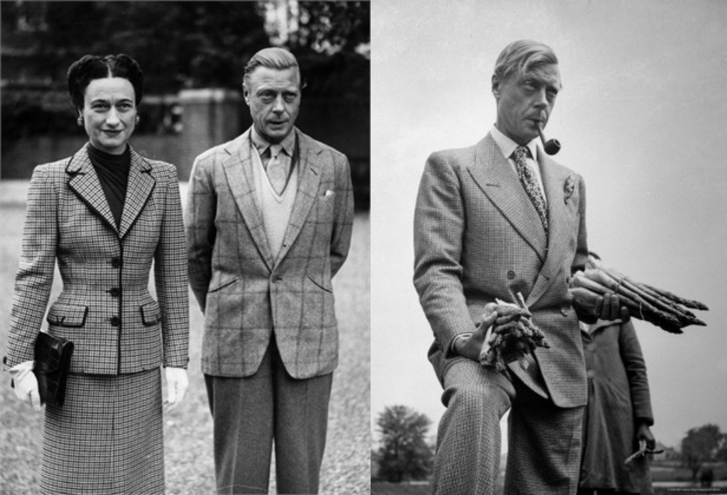 The Duke of Windsor and his wife Wallis Simpson